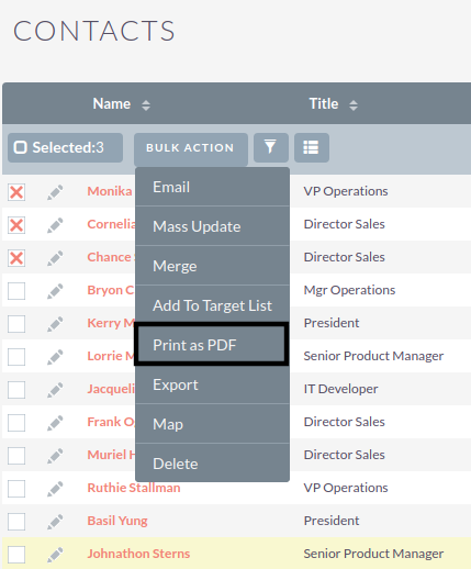 Create multiple PDF documents based on a template